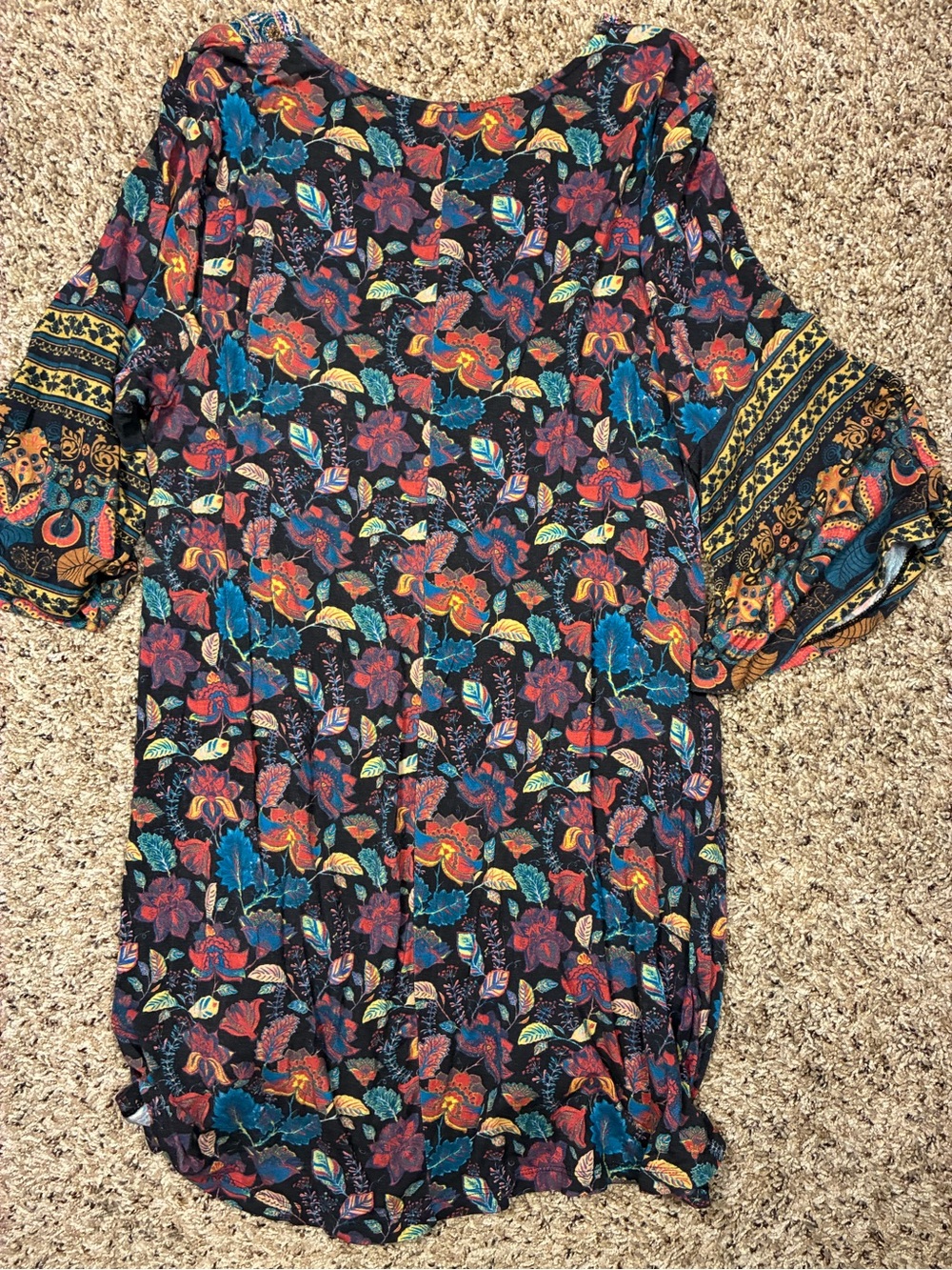 Soft Surroundings Toscana Embroidered Beaded Tunic Top - Picture 9 of 11